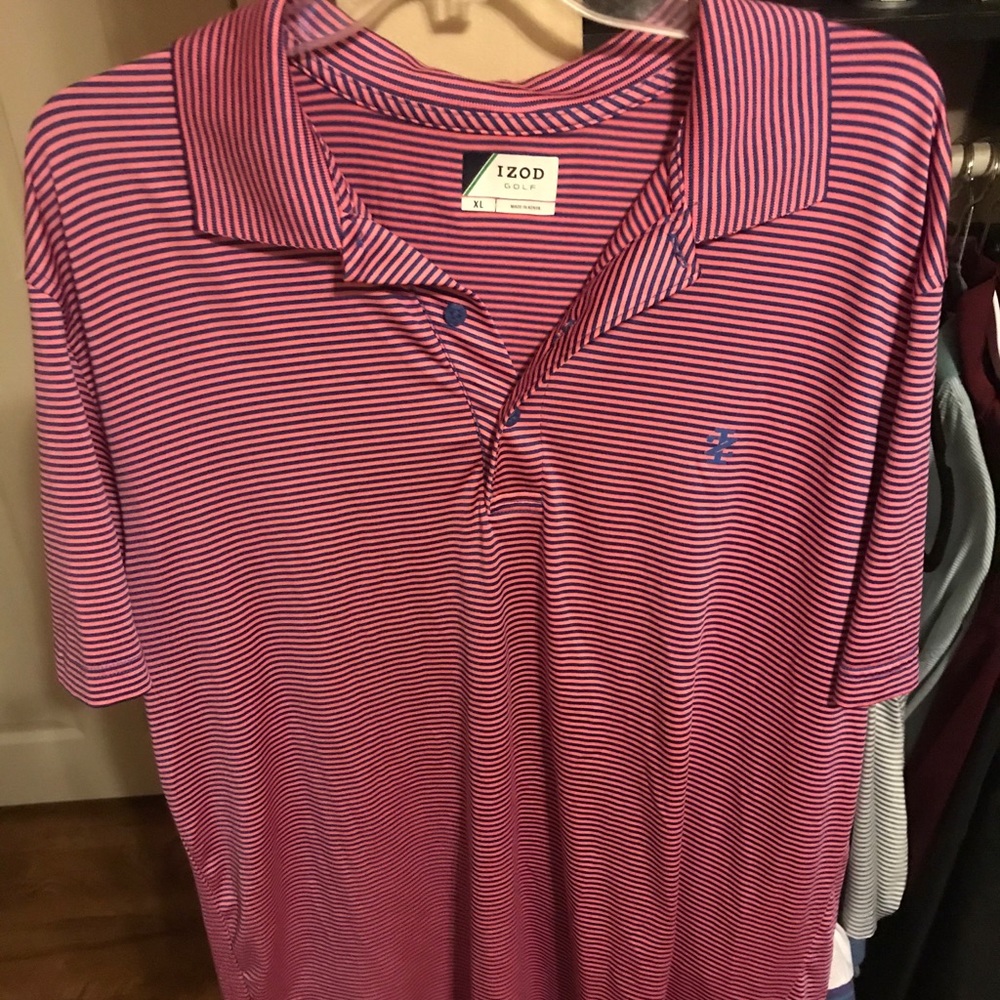 Izod striped golf shirt